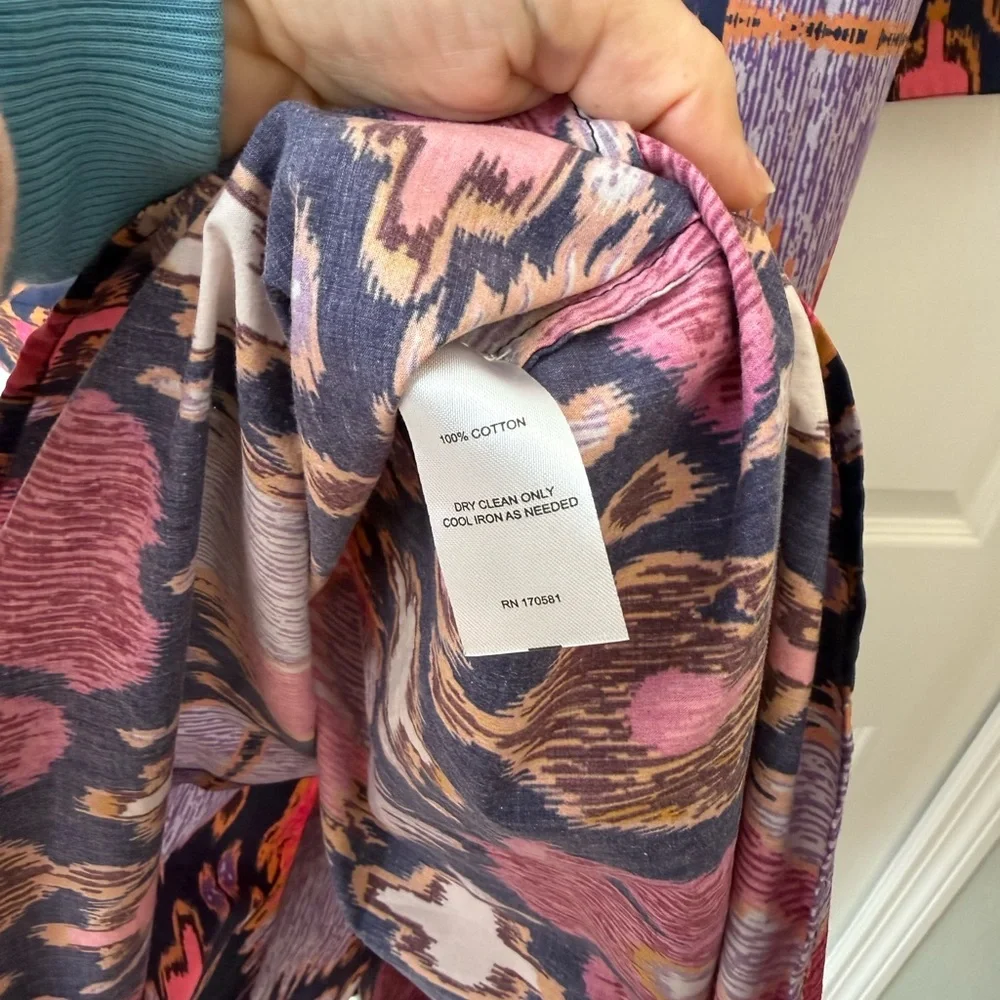 Figue Bassa Printed Midi Shirtdress size small
NWOT - Picture 15 of 16